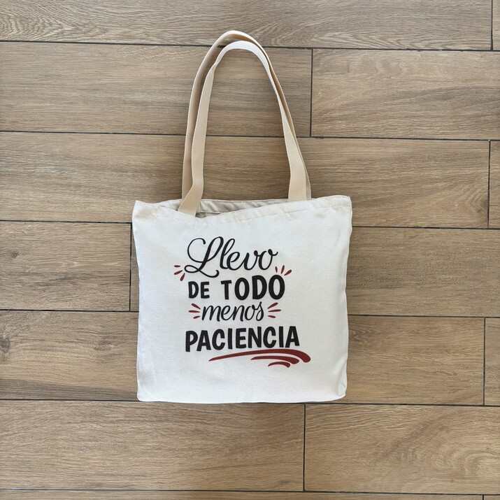 BOLSA TOTE - PACIENCIA